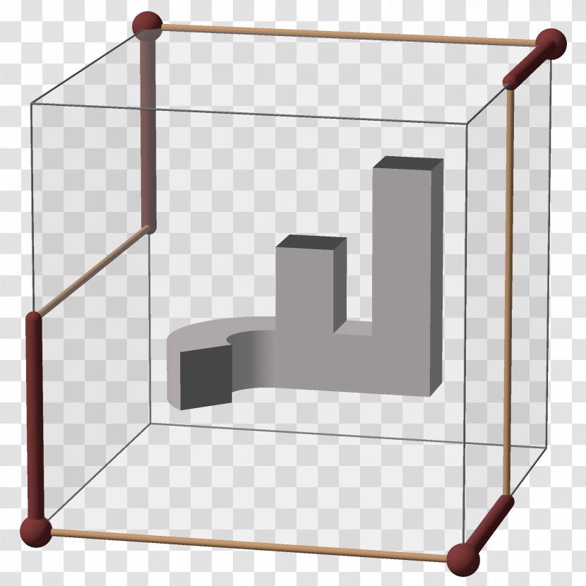 Line Angle - Furniture - Blue Cube Transparent PNG