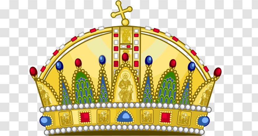 Heraldry Holy Crown Of Hungary Art Coat Arms - St Stephen Transparent PNG