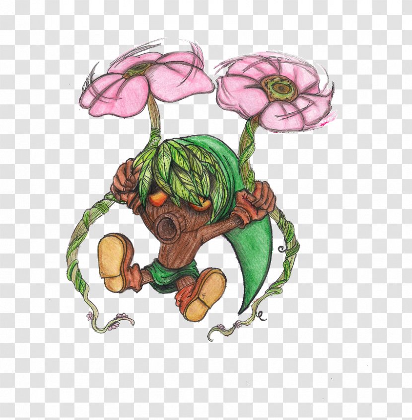 The Legend Of Zelda: Majora's Mask Link Art Drawing - Heart - Deku Transparent PNG