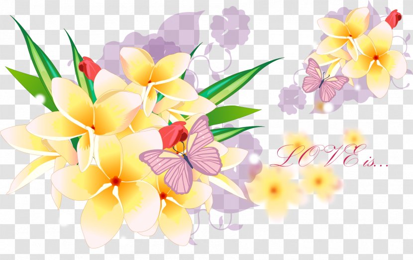 Floral Design Flower Bouquet Desktop Wallpaper Petal - Watercolor Paint - Acctractive Element Transparent PNG