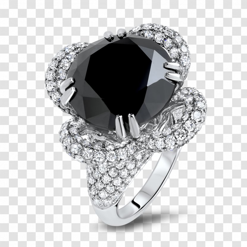 Ring Carbonado Diamond Jewellery Sapphire Transparent PNG
