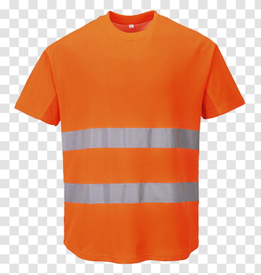 Printed T-shirt Clothing Sleeve - Orange Transparent PNG