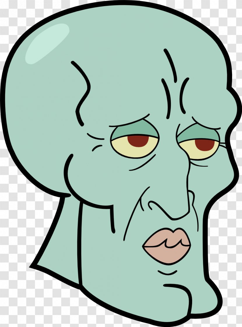 Squidward Tentacles Patrick Star Drawing - Frame - Funny Transparent PNG