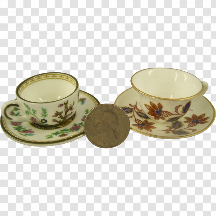 Coffee Cup Saucer Porcelain Staffordshire Potteries Teacup - Serveware Transparent PNG