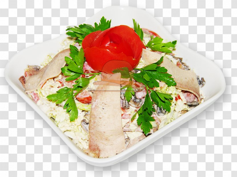 Salad Carpaccio Platter Recipe Garnish - Cuisine Transparent PNG