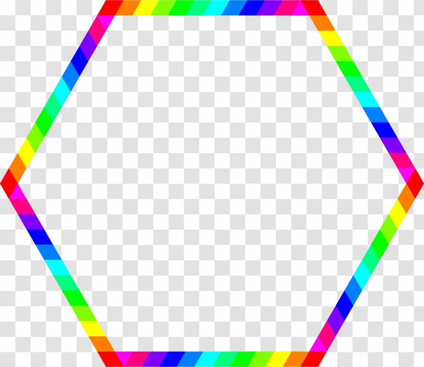 Hexagon Rainbow Clip Art Transparent PNG