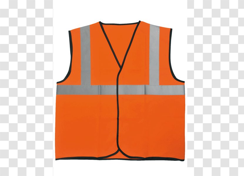 High-visibility Clothing Waistcoat Gilets Jacket - Firefighter Transparent PNG