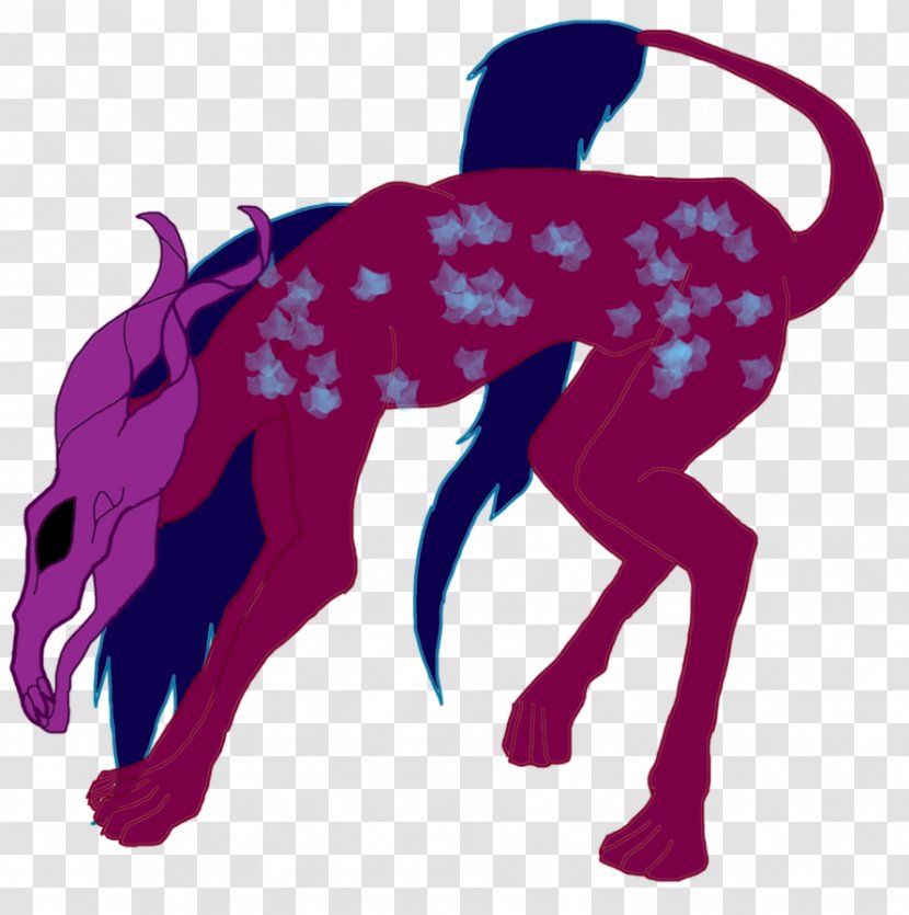 Horse Purple Magenta - Mammal - Conch Transparent PNG