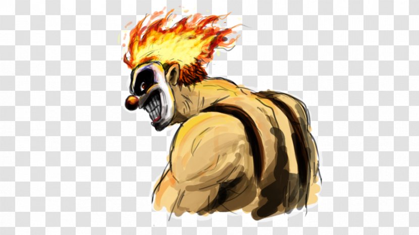 Twisted Metal: Small Brawl Black Sweet Tooth PlayStation 2 - Rooster Transparent PNG