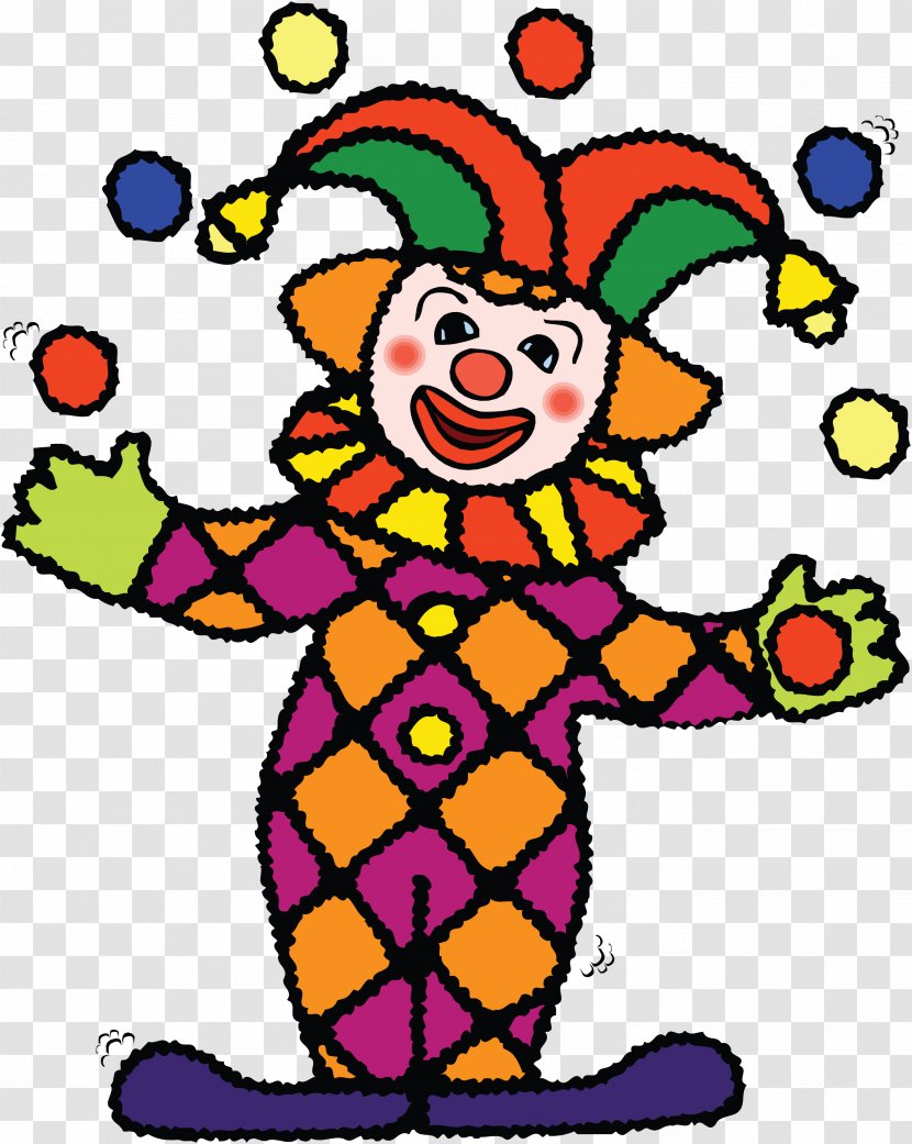 Clown Drawing Juggling Clip Art Transparent PNG