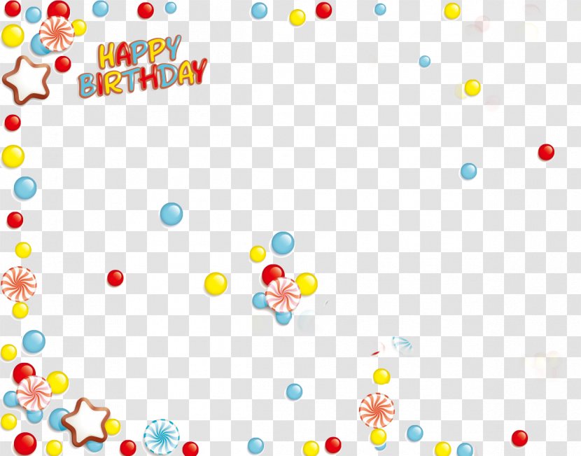 Happy Birthday To You Party - Advertising - Corners Decoration Transparent PNG