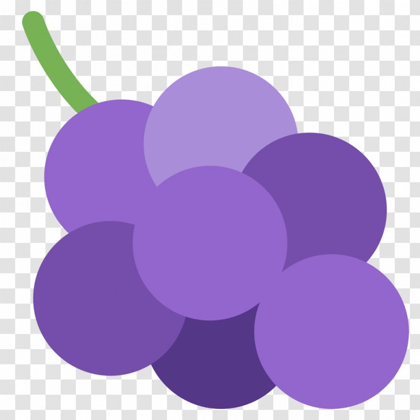 Emoji Grape Wine Must Food Transparent PNG