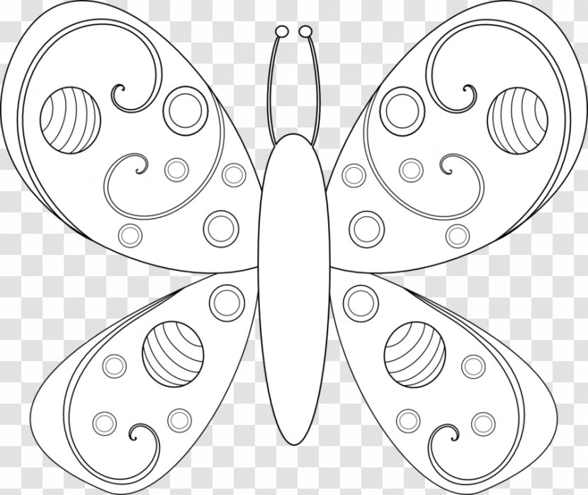 Butterfly Line Art Drawing /m/02csf - Social Transparent PNG