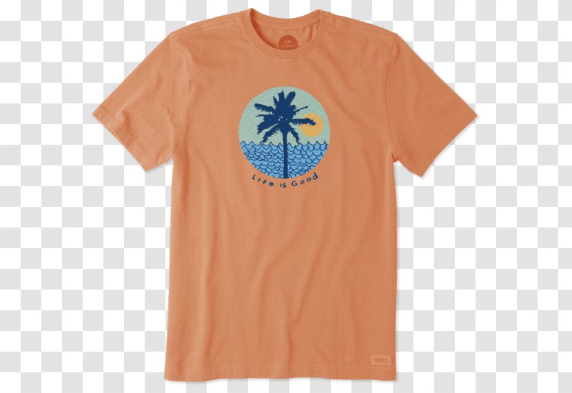 T-shirt Clothing Life Is Good Company Top Sleeve - Sweatshirt - Beach Man Transparent PNG