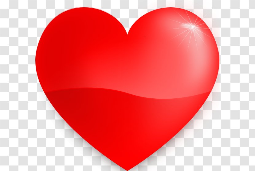 Heart Red Valentine's Day Clip Art - Scalable Vector Graphics - Glossy Cliparts Transparent PNG