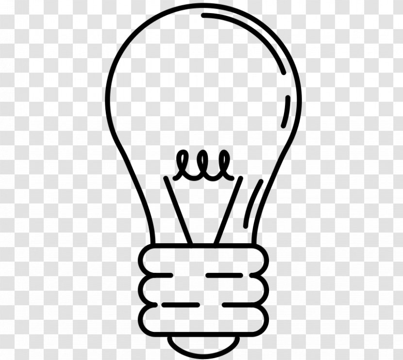 Incandescent Light Bulb Christmas Lights Coloring Book - White - Drawing Transparent PNG