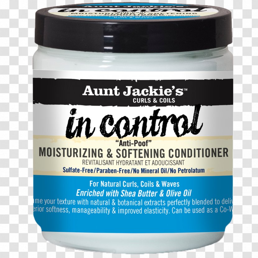 Aunt Jackie's Curl La Defining Custard Moisturizer Hair Conditioner In Control! Care - Afrotextured Transparent PNG