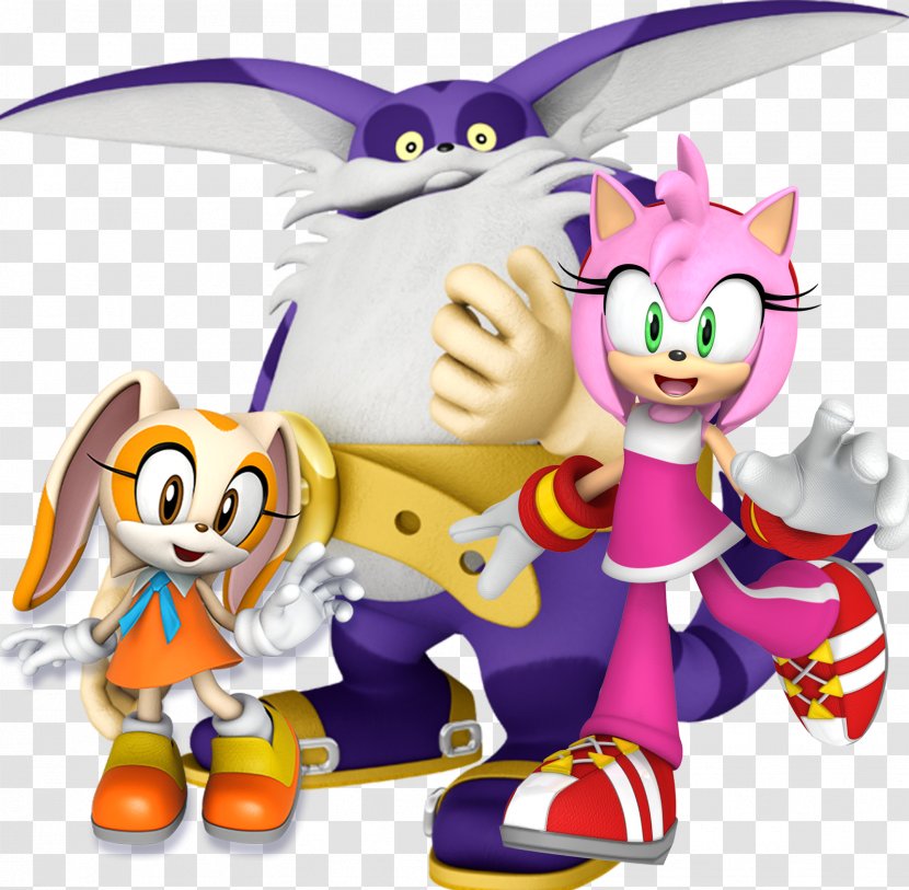Sonic & Sega All-Stars Racing Adventure 2 Big The Cat Amy Rose - Hedgehog Transparent PNG