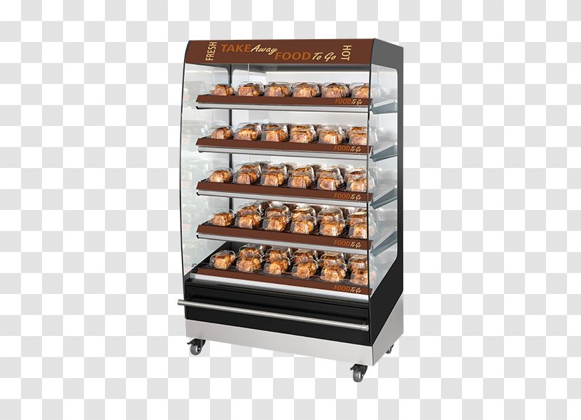 Display Case Bakery Food Warmer Stainless Steel - Kitchen Appliance - Multi Level Transparent PNG