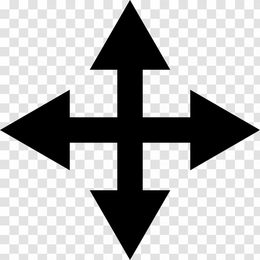 Arrow Symbol - Flat Design - Move Transparent PNG