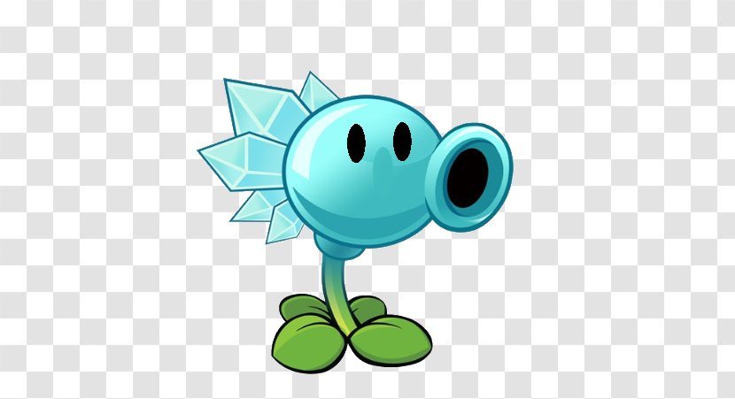 Plants Vs. Zombies 2: It's About Time Peashooter Snow Pea - Flower Transparent PNG