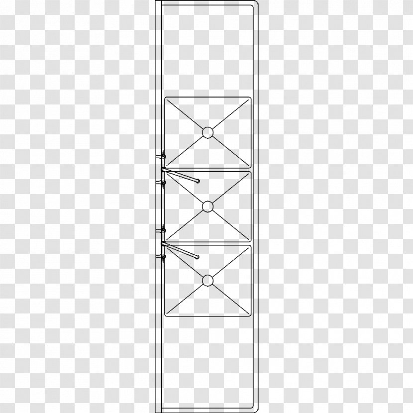 Furniture Line Door Handle - Structure Transparent PNG