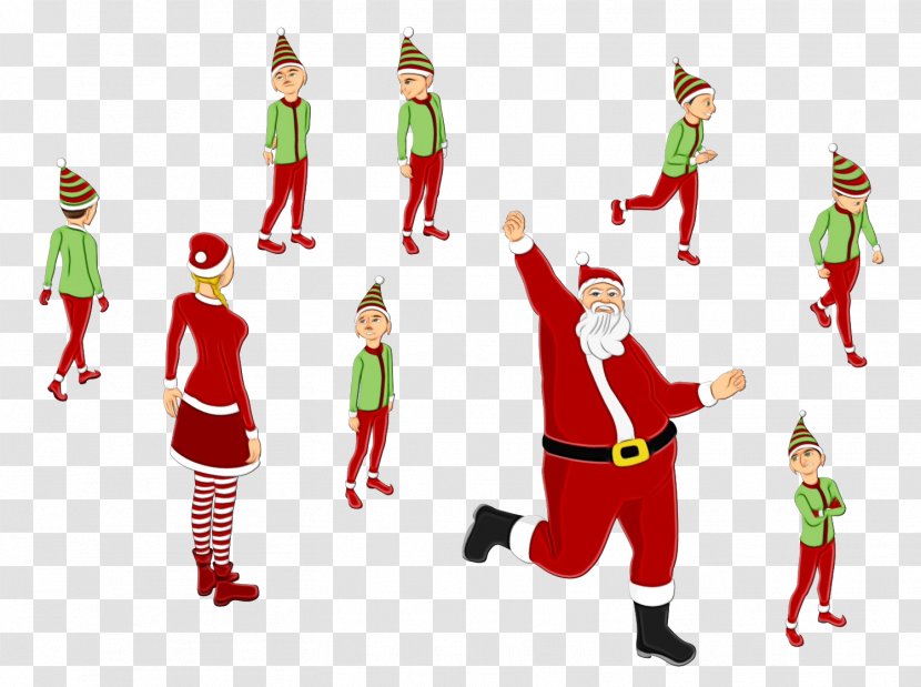 Christmas Elf - Costume - Decoration Animation Transparent PNG