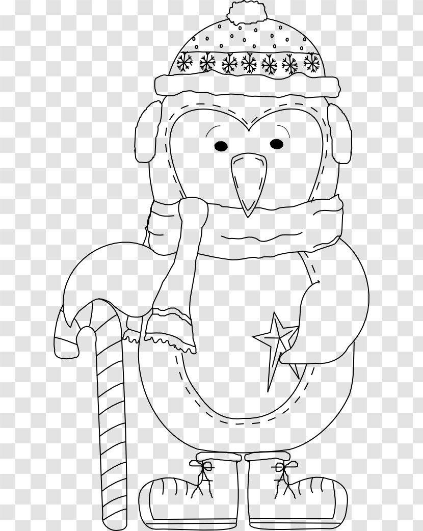 Penguin Coloring Book Rudolph Christmas Child - Heart Transparent PNG