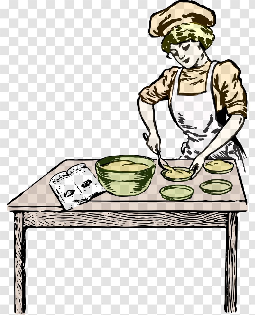 Cooking Chef Woman Clip Art - Baking Transparent PNG