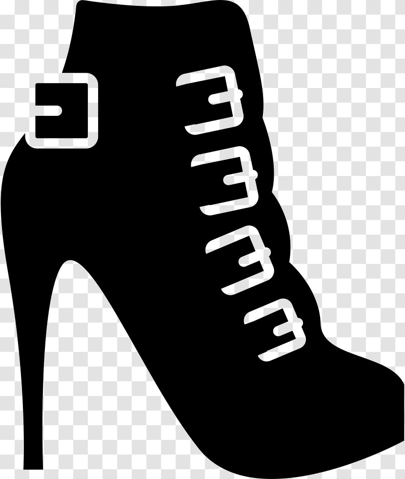 High-heeled Shoe Boot Absatz Buckle - Stiletto Heel Transparent PNG