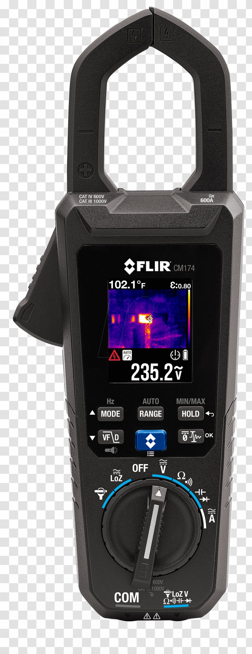 Current Clamp FLIR Systems True RMS Converter Multimeter Thermographic Camera Transparent PNG