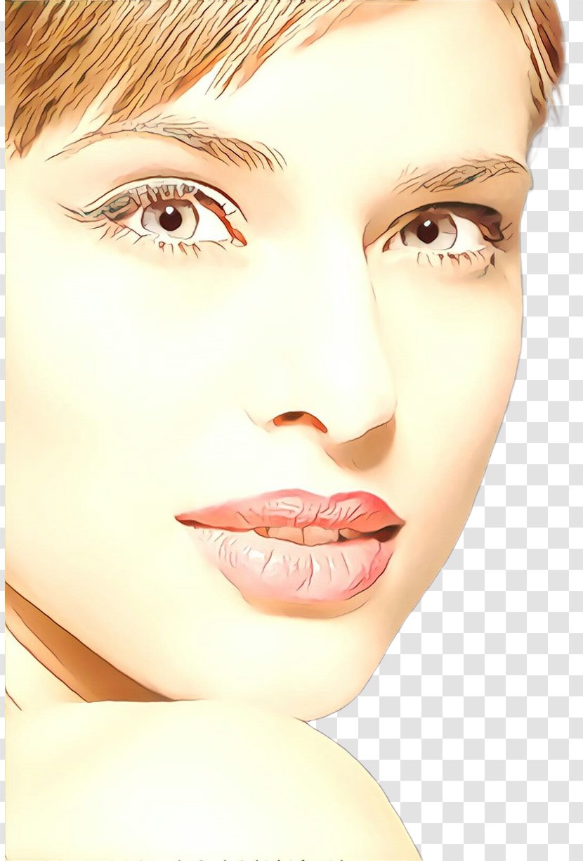 Eyelash Extensions Eyebrow Chin Forehead Cheek - Closeup Transparent PNG
