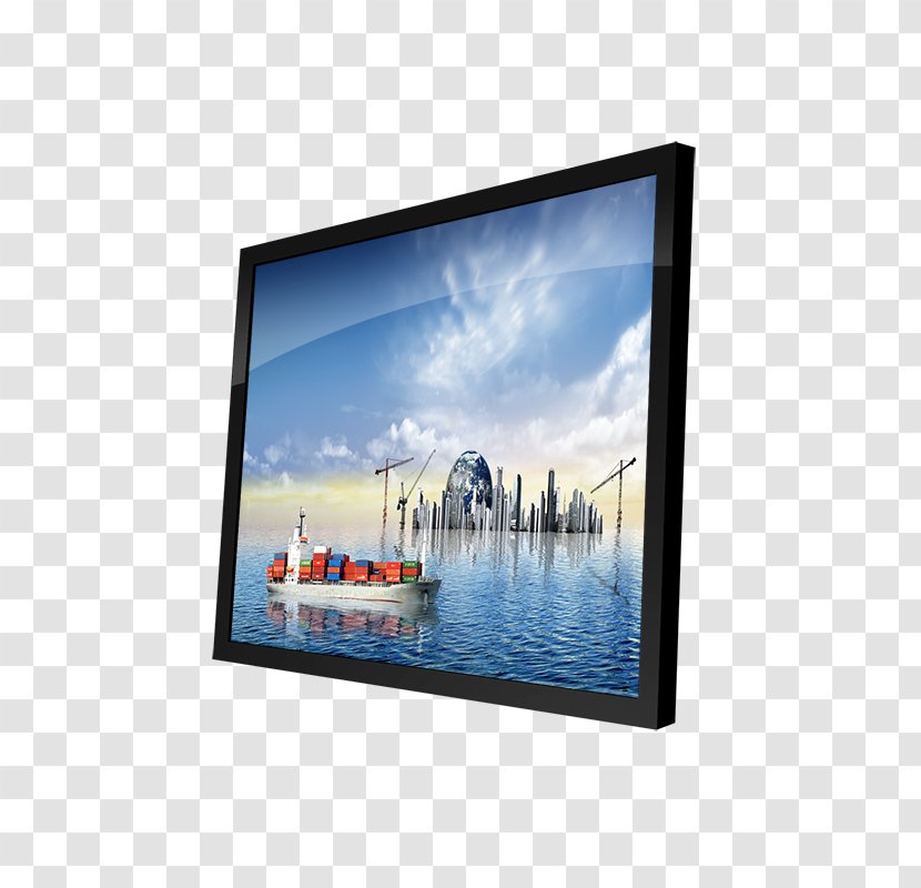 LCD Television Liquid-crystal Display - Picture Frame - TV Set Transparent PNG