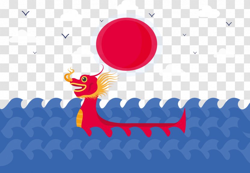 Dragon Boat Festival Bateau-dragon - Silhouette Transparent PNG