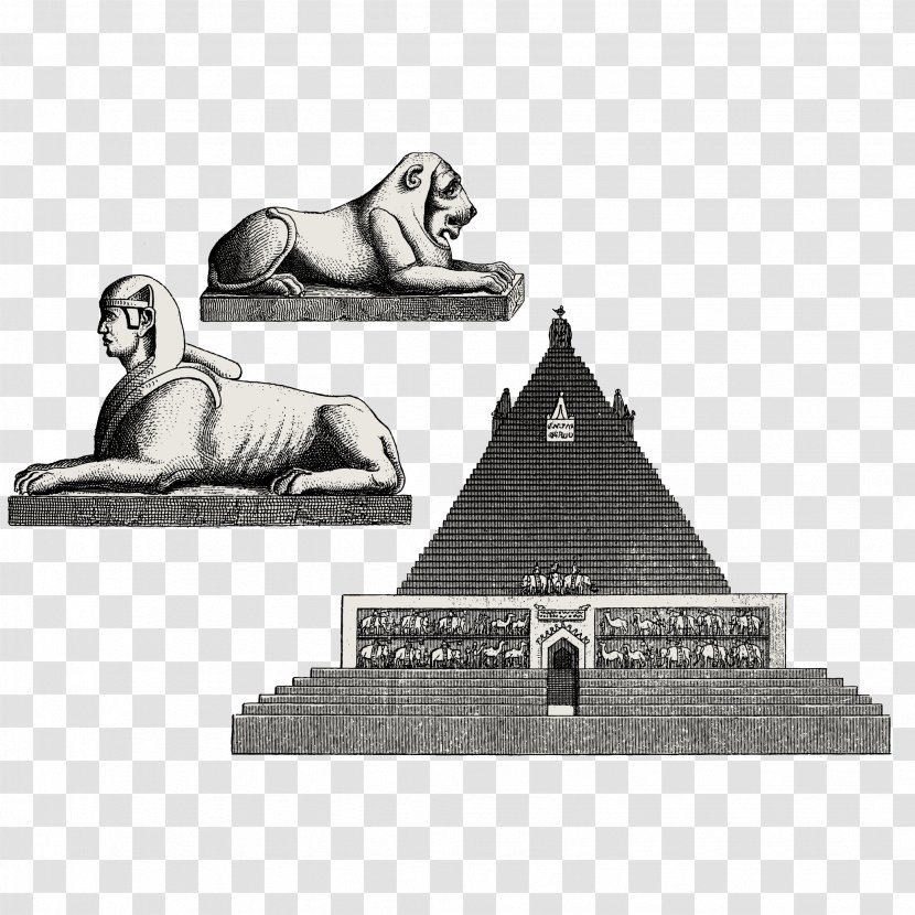 Great Sphinx Of Giza Egyptian Pyramids Illustration - Stock Photography - And The Transparent PNG