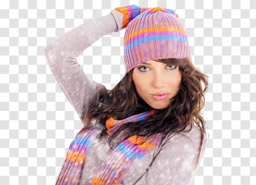 Desktop Wallpaper Fashion Model - Headgear - Winter-girl Transparent PNG