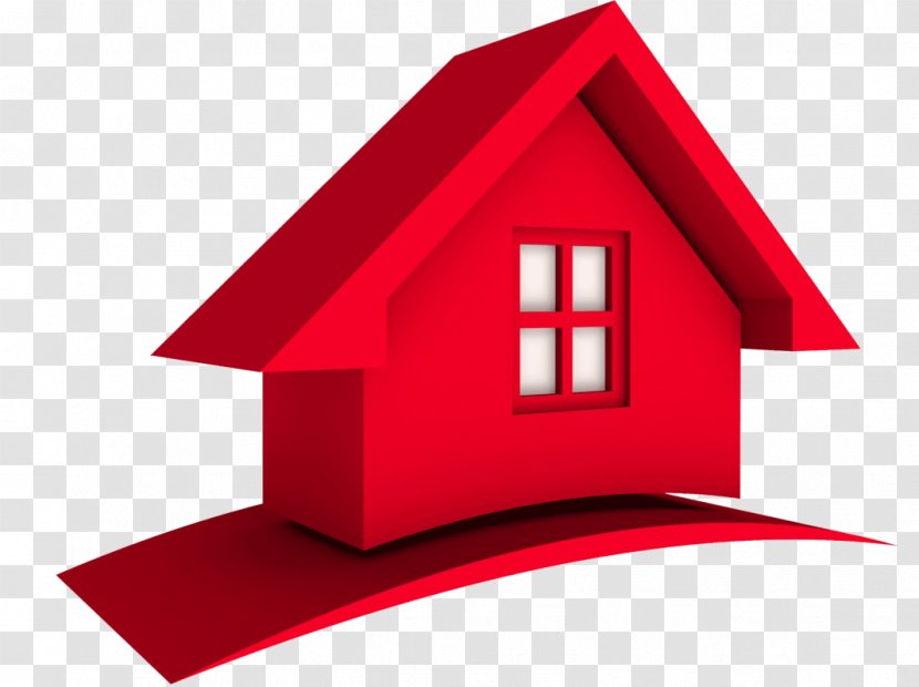 House Logo Home - Royaltyfree - Grey Vector Red Transparent PNG