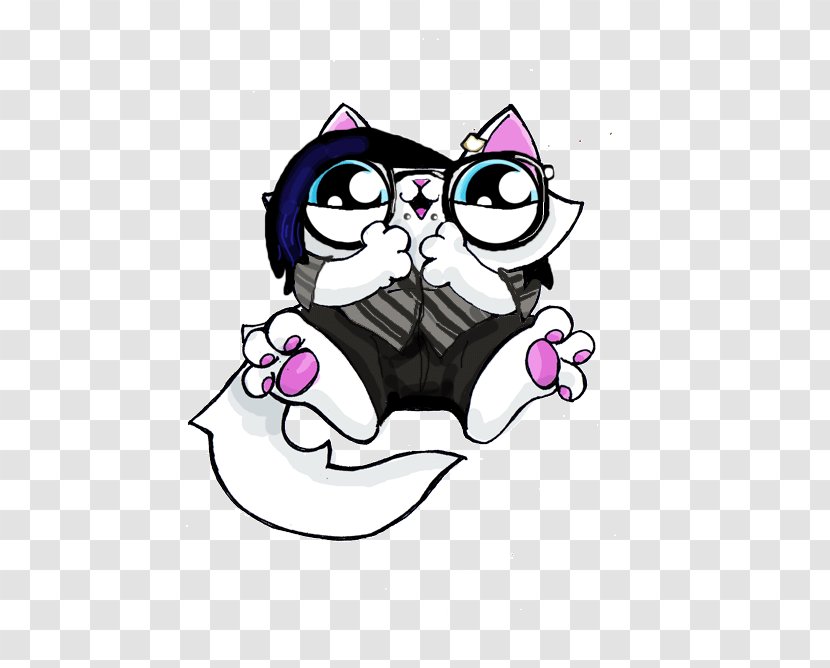 Whiskers Cat Dubstep Cartoon - Heart - Funny Cats Transparent PNG