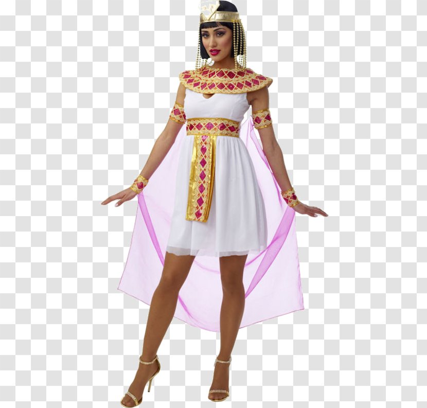 Cleopatra Costume Party Halloween Dress - Design Transparent PNG