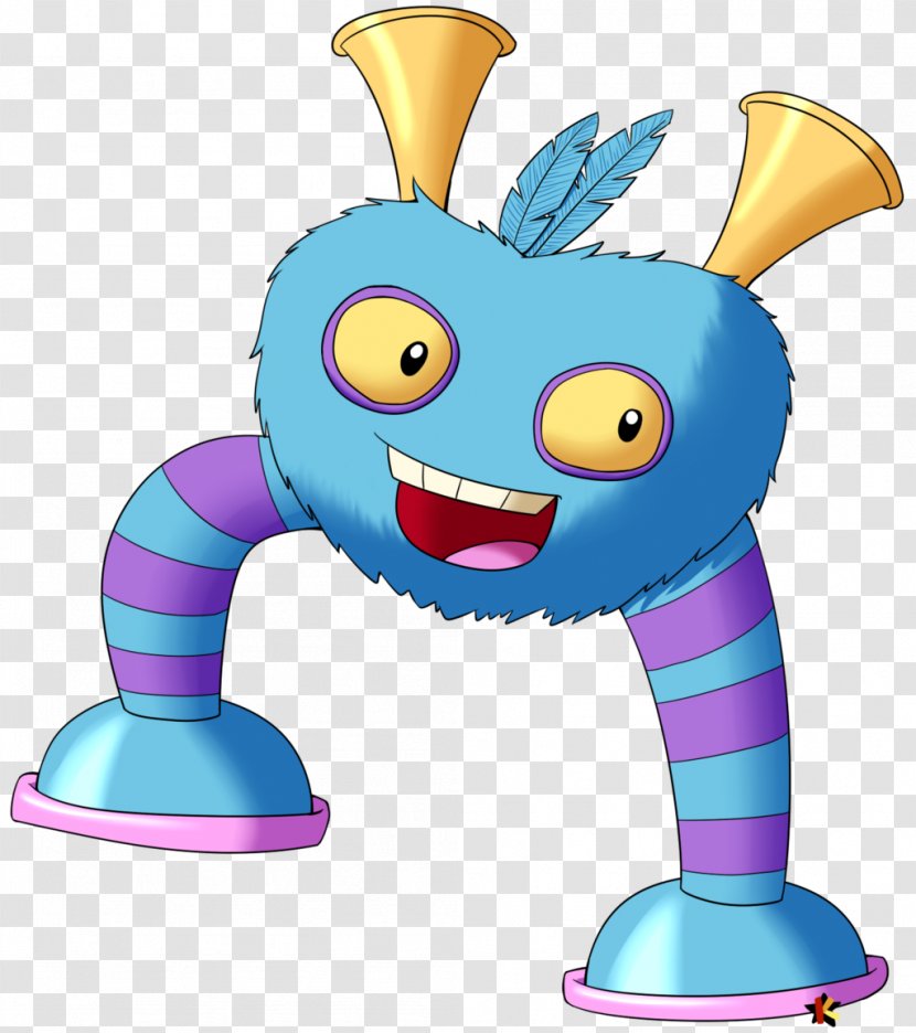 My Singing Monsters Drawing Fan Art Suction Cup - Big Blue Bubble Transparent PNG