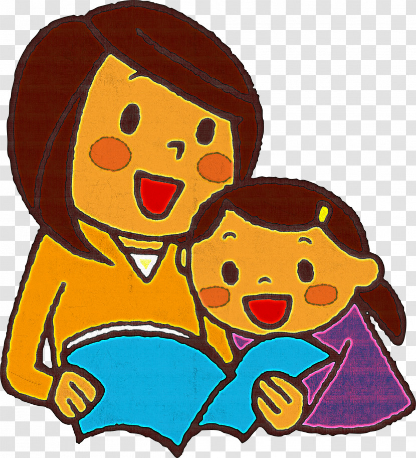 Cartoon Cheek Nose Child Yellow Transparent PNG