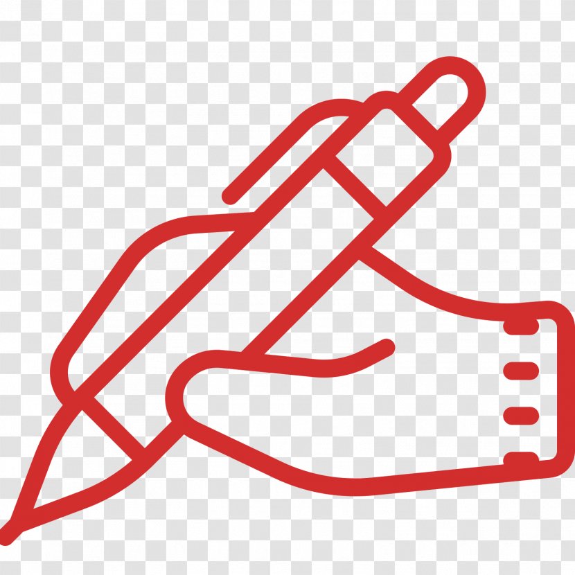 Computer Software Business - Hand With Pen Transparent PNG