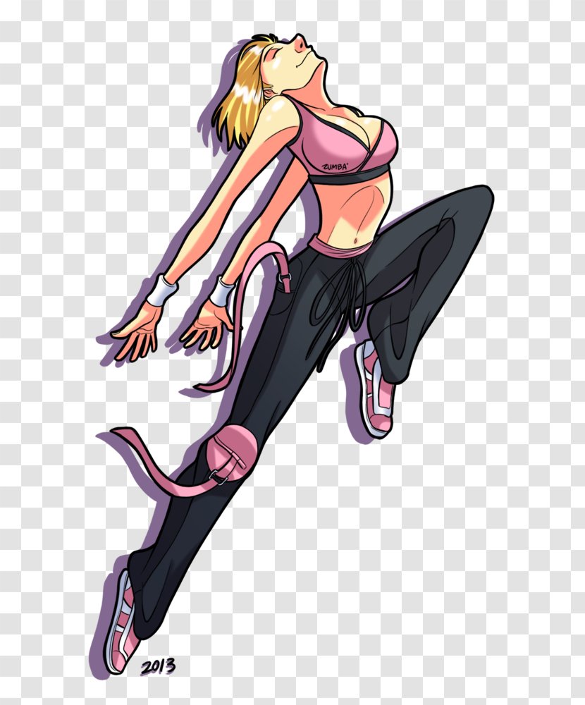 Zumba Cartoon Drawing - Watercolor Transparent PNG