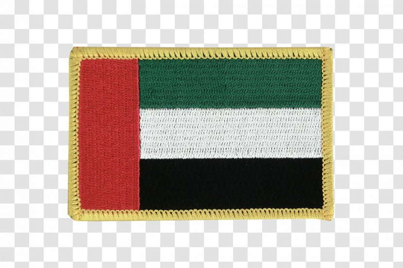 Flag Of The United Arab Emirates Patch Fahne - Embroidered Transparent PNG