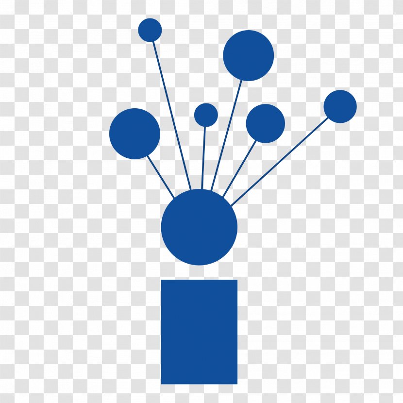 Marketing Background - Ranker - Logo Electric Blue Transparent PNG