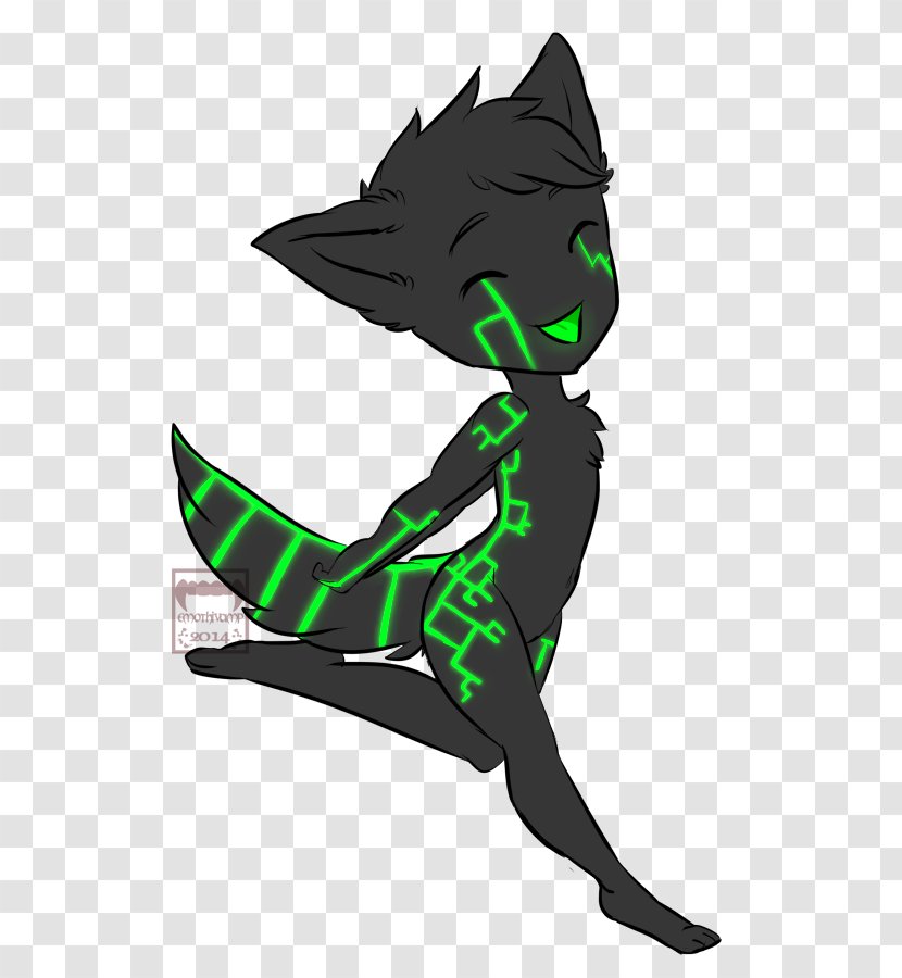 Cat Green Tail Clip Art Transparent PNG