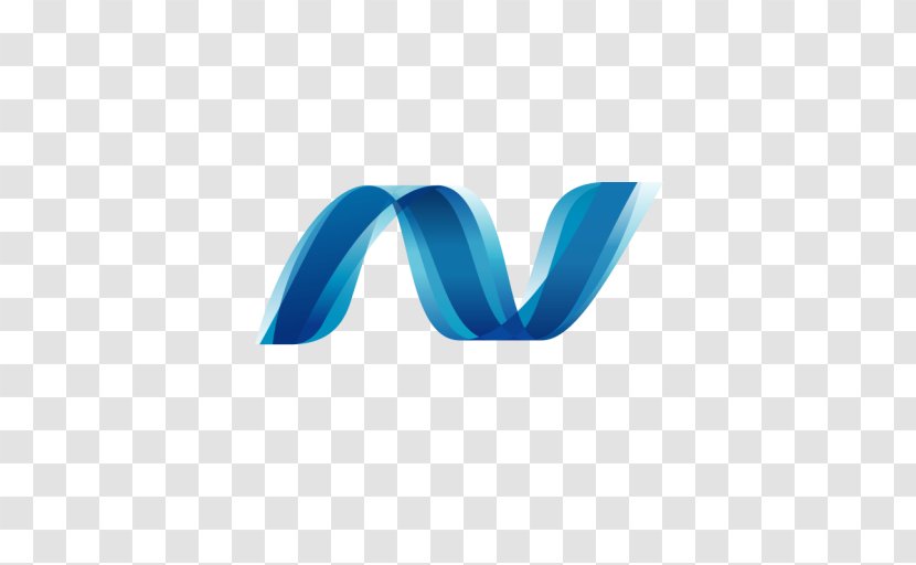 Windows 10 Logo - Ribbon Electric Blue Transparent PNG