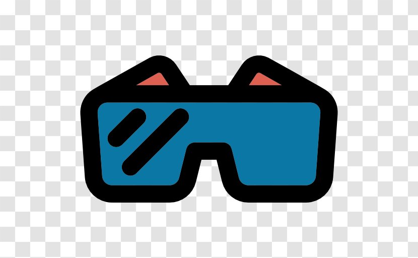 Goggles Glasses Clip Art - Aqua Transparent PNG