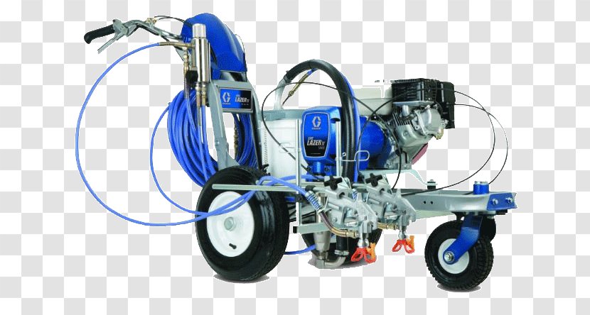 Graco LineLazer IV 5900 V HP Airless Paint - Handicap Parking Striping At Transparent PNG