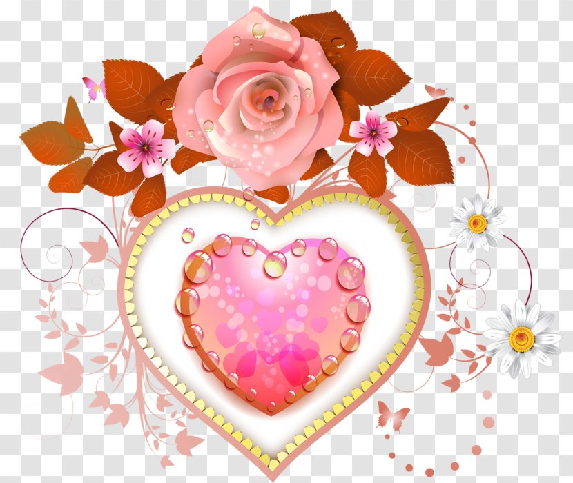 Valentine's Day Flower Clip Art - Beach Rose Transparent PNG